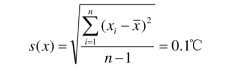 單次測量標(biāo)準(zhǔn)偏差